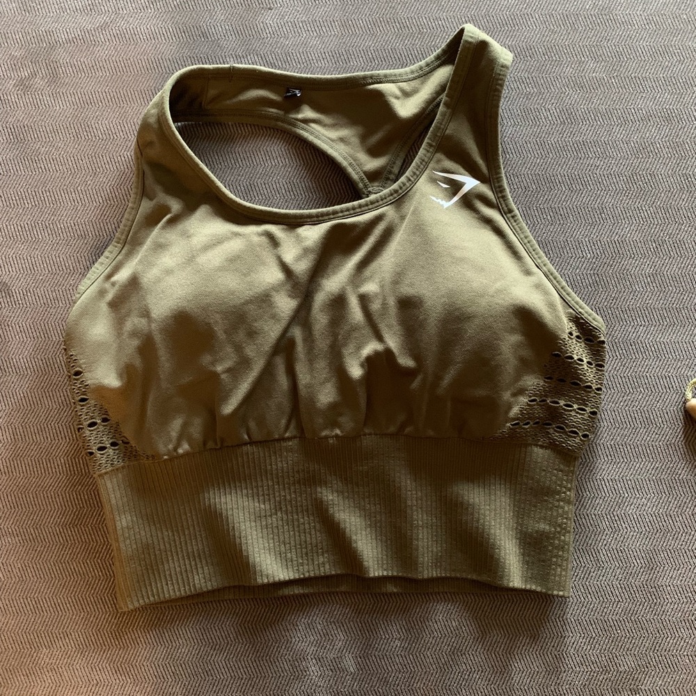 Gymshark seamless energy crop vest